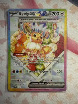 2025 Pokemon SVP EN Eevee EX Black Star Promo # 174 Prismatic Evolutions Card - Image 1