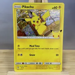 MINT CONDITION Pokemon Pikachu Rare Holo Card 25/25 McDonald's 25th Anniversary - Image 1