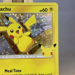 MINT CONDITION Pokemon Pikachu Rare Holo Card 25/25 McDonald's 25th Anniversary - Image 3