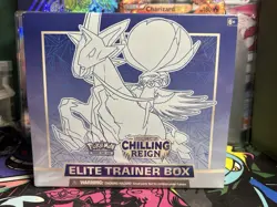 Pokemon TCG - SWSH Chilling Reign ETB Elite Trainer Box - [ICE RIDER CALYREX] - Image 1