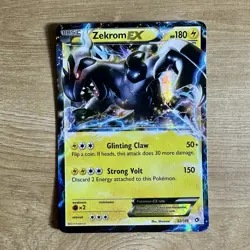 Zekrom EX 52/113 Pokemon Black White Next Destinies Ultra Rare Card English NM - Image 1