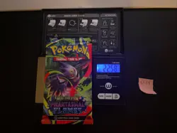 EXTREMELY HEAVY Pokemon Phantasmal Flames - Factory Sealed Booster Pack (22.58g - Image 1