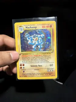 Machamp 8/102 1st Edition Holo Rare - WOTC Promo Pokemon TCG - Image 1