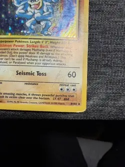 Machamp 8/102 1st Edition Holo Rare - WOTC Promo Pokemon TCG - Image 4