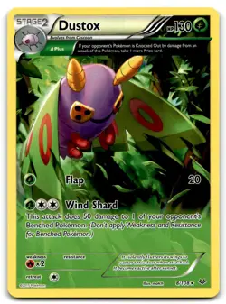 2015 XY - Roaring Skies Pokemon Dustox Stage 2/Rare #8 - Image 1