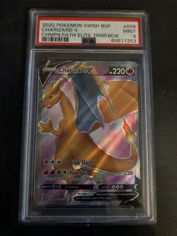 PSA 9 Mint Charizard V Champions Path Elite Trainer Box Promo Pokemon -695 - Image 1