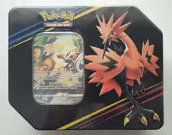 💥Crown Zenith - Zapdos Tin - Promo + 5 packs! - Factory Sealed - Pokemon TCG - Image 1