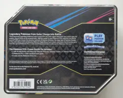 💥Crown Zenith - Zapdos Tin - Promo + 5 packs! - Factory Sealed - Pokemon TCG - Image 2