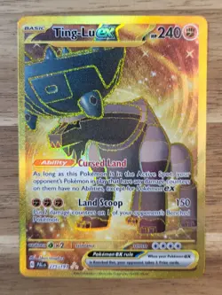 Pokemon TCG - S&V - Paldea Evolved - Ting-Lu EX 275/193 - Secret Rare - NM - Image 1