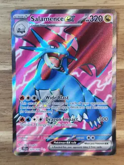 Pokemon TCG - S&V - Journey Together - Salamence EX 177/159 - Ultra Rare - NM - Image 1