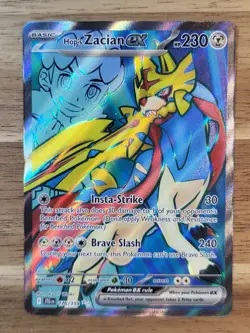 Pokemon TCG - S&V - Journey Together - Hop's Zacian EX 176/159 - Ultra Rare - NM - Image 1