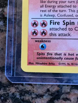 Charizard Holo 4/102 Base Set - Near Mint - Clean Holo - Vintage Pokemon WOTC - Image 5