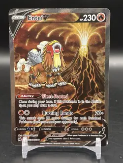 Entei v Crown Zenith Galarian Gallery Holo Ultra Rare Pokemon TCG GG36/GG70 NM - Image 1