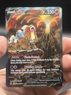 Entei v Crown Zenith Galarian Gallery Holo Ultra Rare Pokemon TCG GG36/GG70 NM - Image 3
