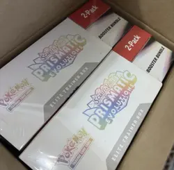 Pokemon Prismatic Evolutions ETB and Booster Bundle Costco, Sealed, 2-Pack LOT 2 - Image 1