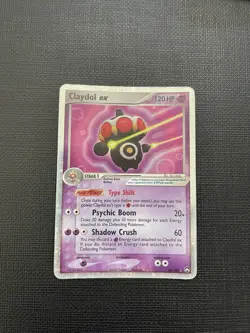 Claydol ex #93/108 Ultra Rare Pokemon EX Power Keepers 2007 English - Image 3