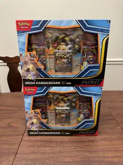 Lot Of 2 - Pokemon TCG: Mega Kangaskhan ex Box - Destined Rivals Mega Evolution - Image 1