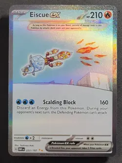 Eiscue ex Obsidian Flames Bundle SIR, UR, Double Rare Pokemon TCG - Image 2