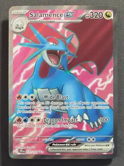 Salamence ex #177 Ultra Rare Journey Together Pokemon TCG - Image 1