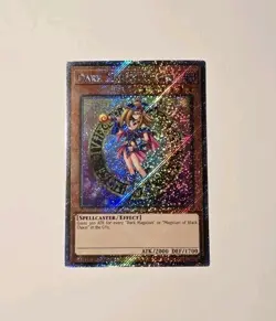 Yugioh Dark Magician Girl RA03-EN123 Platinum Secret Rare 1st Edition NM - Image 1