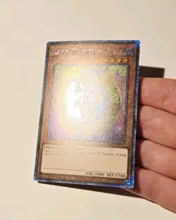 Yugioh Dark Magician Girl RA03-EN123 Platinum Secret Rare 1st Edition NM - Image 4