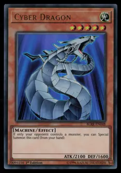 Yugioh Cyber Dragon BLRR-EN048 1st Edition Ultra Rare NM - Image 1