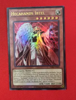 Yugioh! Hecahands Ibtel, PHRE-EN001, Ultra Rare, 1st Edition NM - Image 1