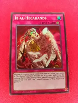 Yu Gi Oh Ib'al-Hecahands (Super Rare) PHRE-EN010 NM 1st Edition - Image 1