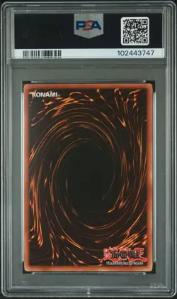 2003 YU-GI-OH! LON-LABYRINTH OF NIGHTMARE 1ST ED #102 SPIRIT ELIMINATION PSA 9 - Image 2
