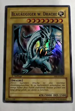 Yu-Gi-Oh! - Blauaugiger w. Drache - SKE-DE001 - Super Rare 1.Auflage - Image 1
