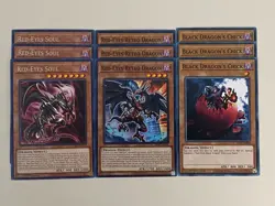 Yugioh Red Eyes Black Dragon Deck Summoned Metal Wyvern Five Soul - Free Pack - Image 4