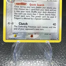 Pidgeot 10/112 Firered & Leafgreen Pokemon Trading Card Game - Holo NM - Image 4