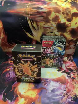 EMPTY Pokemon Booster Bundle BOX Scarlet & Violet Paldean Fates No Packs/Cards - Image 4