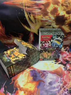 EMPTY Pokemon Booster Bundle BOX Scarlet & Violet Paldean Fates No Packs/Cards - Image 5