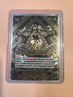 One Piece Card Game Marshall.D.Teach(SP) Gold OP09-093 Legacy of the Master - Image 1