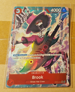 One Piece English Card Game Holo Carte Brook ST21-012 Alt En Mint 2025 - Image 1