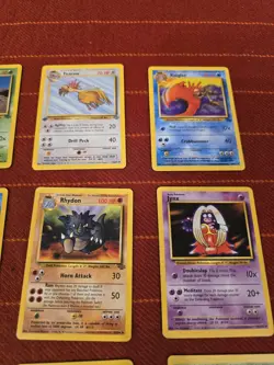9 Pokemon Card Lot Uncommon Collection Base Set Etc Pokemon Trading Card Game - Image 3