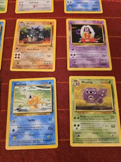 9 Pokemon Card Lot Uncommon Collection Base Set Etc Pokemon Trading Card Game - Image 4