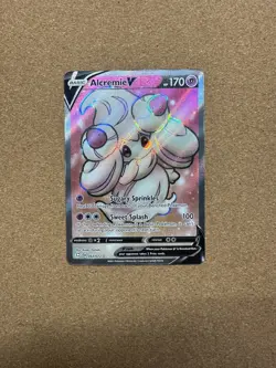 Alcremie V 064/072 Shining Fates NM Full Art Ultra Rare Pokemon Card - Image 2