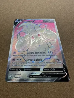 Alcremie V 064/072 Shining Fates NM Full Art Ultra Rare Pokemon Card - Image 3