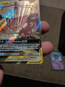 Pokemon TCG Espeon & Deoxys GX SM240 Black Star Promo Holo Card - Image 5