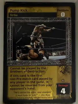 Pump Kick X3 Playset WWF WWE Raw Deal CCG TCG Card Lot Rare - Image 2