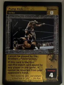 Pump Kick X3 Playset WWF WWE Raw Deal CCG TCG Card Lot Rare - Image 3