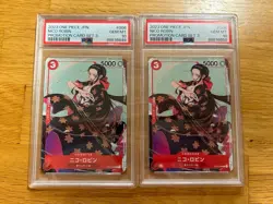 One Piece Card 2Cards set PSA10 Nico Robin ST01-008 Promotion Card Japanese - Image 1