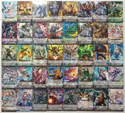 Lot of 40 Japanese Cardfight!! Vanguard Rare Card Set - Image 1