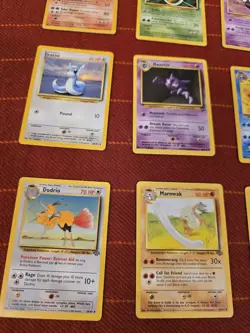 9 Pokemon Card Lot Uncommon Collection Base Set Etc Pokemon Trading Card Game - Image 5
