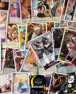 One Piece TCG RARE lot 50 cards w/ 5 Super Rares included English NM - Image 3