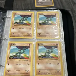 112 Base Set SHADOWLESS Non Holo Pokemon Card Lot W/Duplicates All NM/LP - Image 2