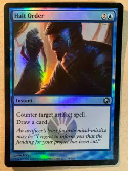 MTG 1x FOIL Halt Order Scars of Mirrodin Modern Magic the Gathering Card x1 NM - Image 1