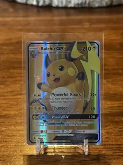 Pokemon Raichu GX SM90 Promo Holo GX English Card SM Set Pokemon TCG 2017 - Image 1